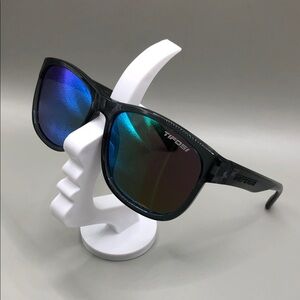 Tifosi Optics Swank Sunglasses Semi Sheer Smoke Frame Mirror Sunglasses UNISEX